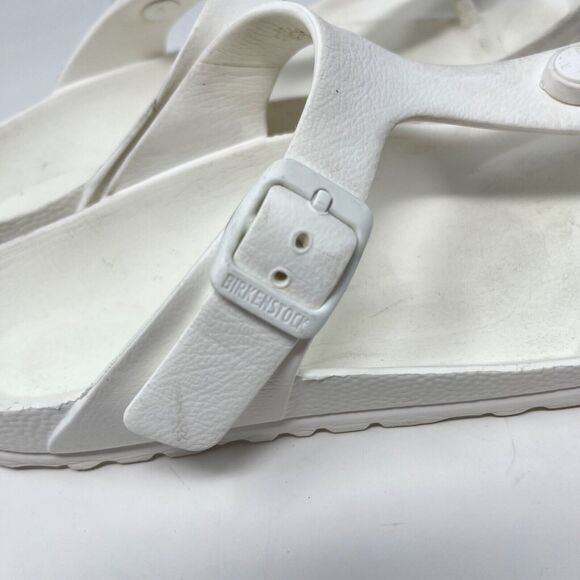 Women’s Birkenstock Gizeh Essentials EVA Slide Sandal White Size 36 - Picture 6 of 11